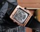 Luxury Copy Hublot Square Bang Unico OS Quartz Watch Baguette Bezel Rose Gold (3)_th.jpg